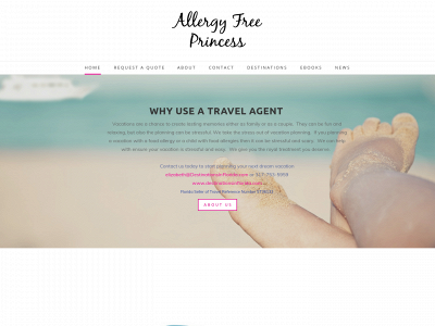 allergyfreeprincess.com snapshot