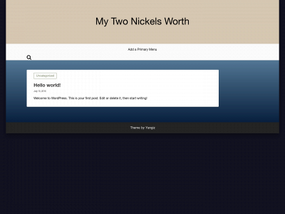 mytwonickelsworth.com snapshot