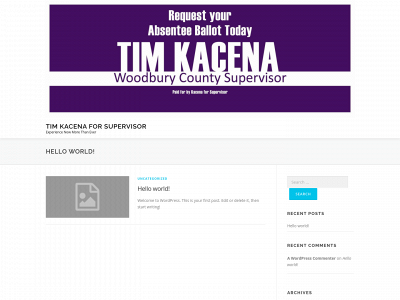 kacenaforsupervisor.com snapshot