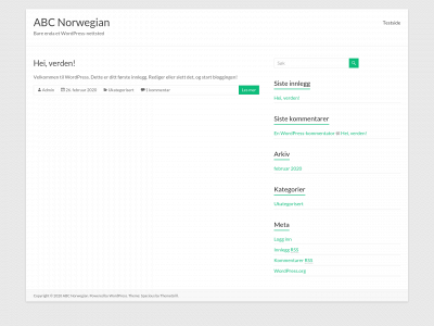 abcnorwegian.no snapshot