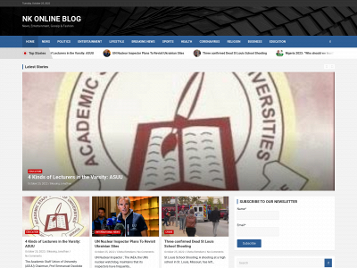 nkonlineblog.com snapshot
