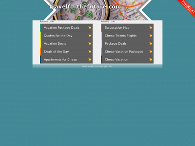 travelforthefuture.com snapshot
