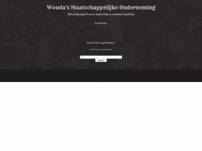 woudasmaatschappelijkeonderneming.nl snapshot