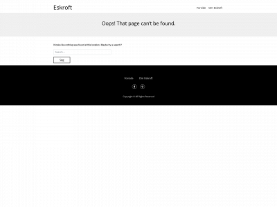 eskroft.dk snapshot