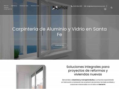 aluminiosmunoz.com snapshot