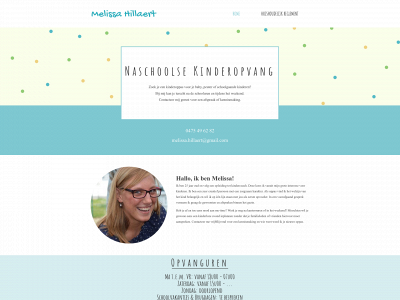 melissahillaert.be snapshot