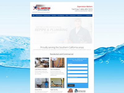 allamericanrepipe.com snapshot