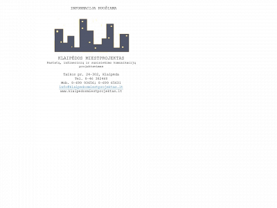 klaipedosmiestprojektas.lt snapshot