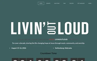 www.livinoutloud.org snapshot