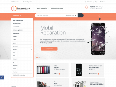 telereparation.dk snapshot