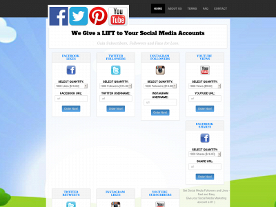 fanslikesfollowers.com snapshot