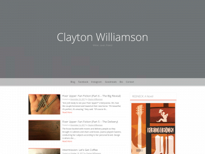 claytonwilliamson.com snapshot