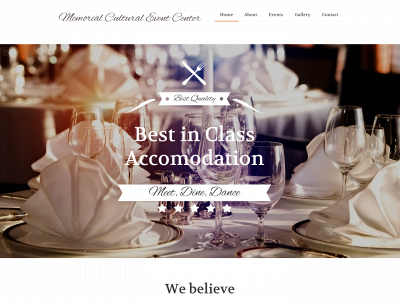 memorialculturalcenter.com snapshot