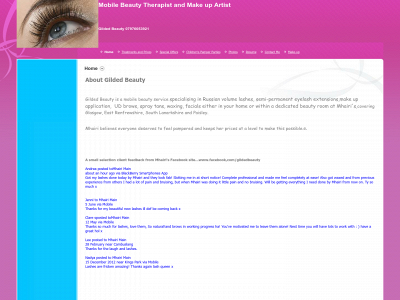gildedbeauty.co.uk snapshot