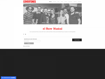 www.covertones.es snapshot