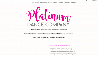 platinumdancecompany.com snapshot