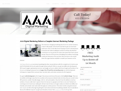 www.aaa-digitalmarketing.com snapshot
