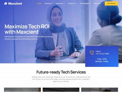 maxcient.com snapshot