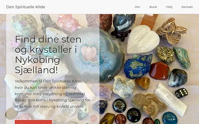 denspirituellekilde.dk snapshot