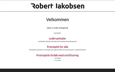 robertjakobsen.dk snapshot