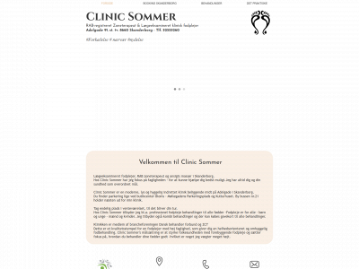 clinicsommer.dk snapshot