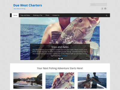 duewestcharters.com snapshot