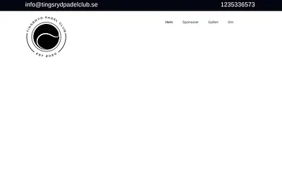 tingsrydpadelclub.se snapshot