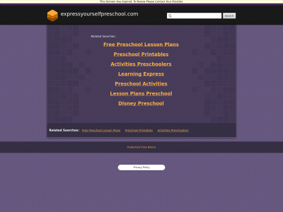 www.expressyourselfpreschool.com snapshot