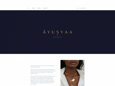 ayusyaa.com snapshot