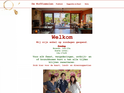 dekoffiemolen.be snapshot