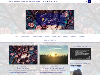 joyfullane.com snapshot