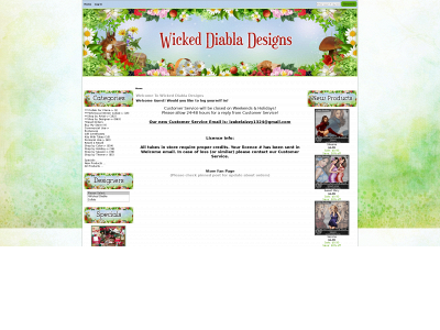 wickeddiabladesigns.com snapshot