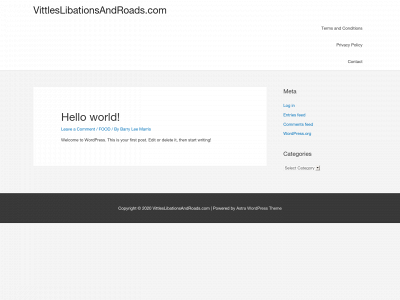 vittleslibationsandroads.com snapshot