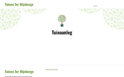tuinenterwijnberge.be snapshot