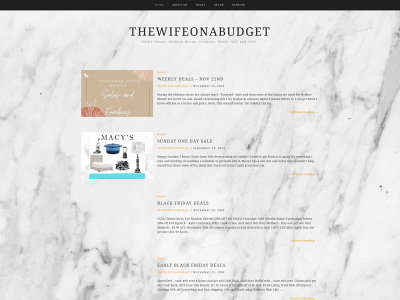 thewifeonabudget.com snapshot