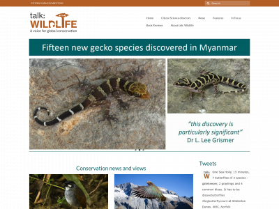 talkwildlife.net snapshot