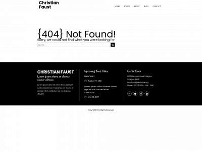 christianfaust.com snapshot