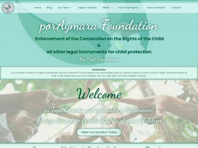 poraymarafoundation.org snapshot