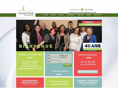 impulsion-travail.com snapshot