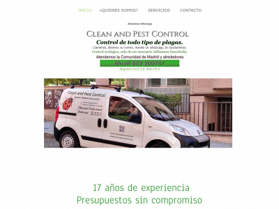 cleanandpestcontrol.com snapshot