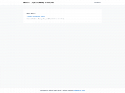 minnickslogistics.com snapshot