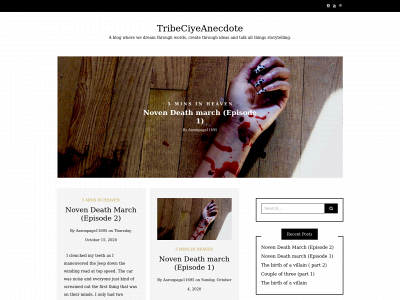 tribeciyeanecdote.com snapshot