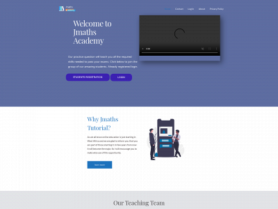 jmathsacademy.com snapshot
