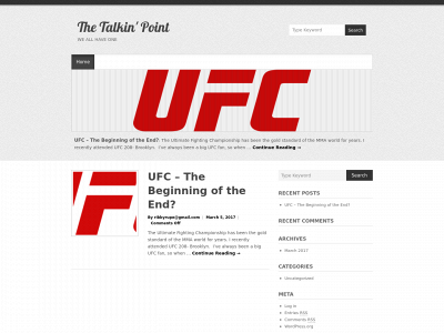 thetalkinpoint.com snapshot