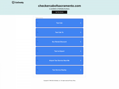 checkercabofsacramento.com snapshot