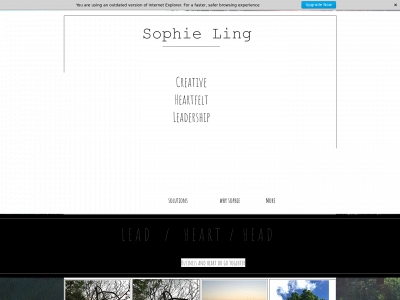 sophieling.solutions snapshot