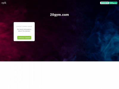 20gym.com snapshot