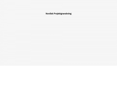 nordiskprojektgranskning.dk snapshot