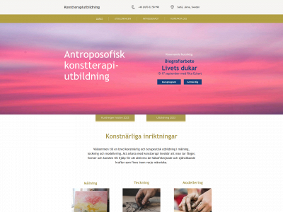 konstterapiutbildning.se snapshot
