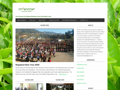 myanmarnaturally.com snapshot